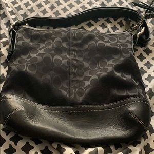 Black coach bag